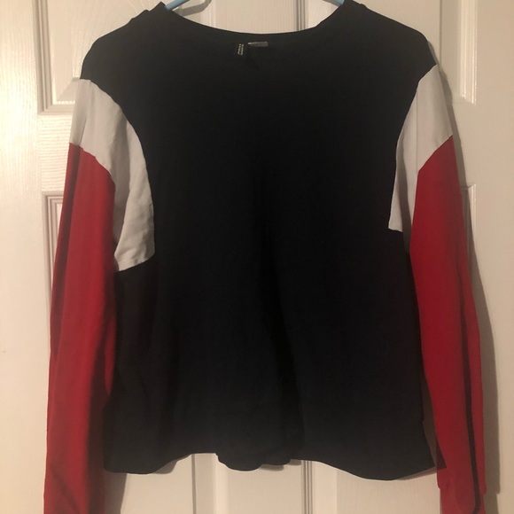 Great condition H&M colourblock long sleeve - Picture 2 of 3